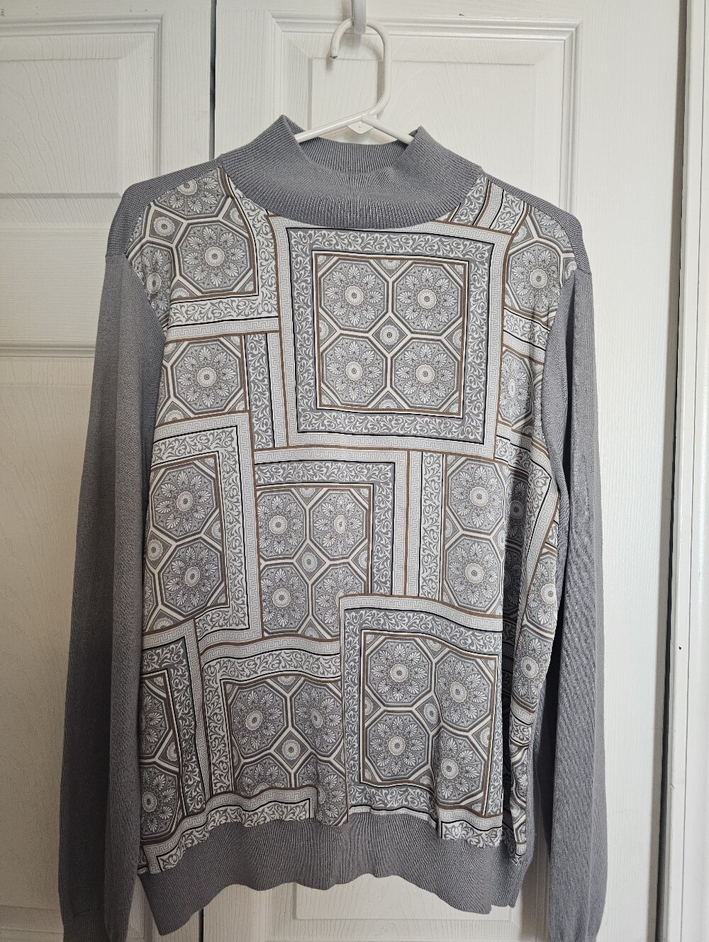 Ann Taylor Sweater With Silky Front Panel Size Xl